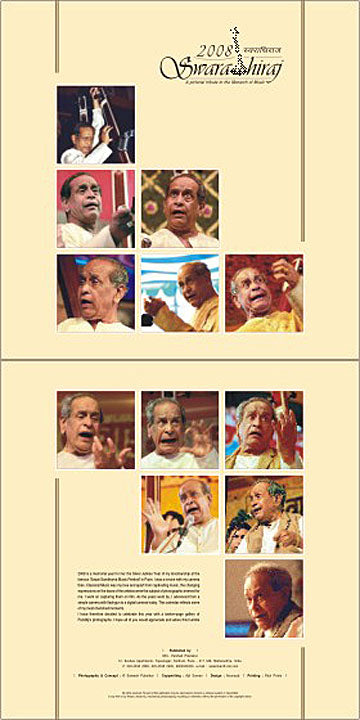 Pt. Bhimsen Joshi | Collectible Photo Calendar | 2008