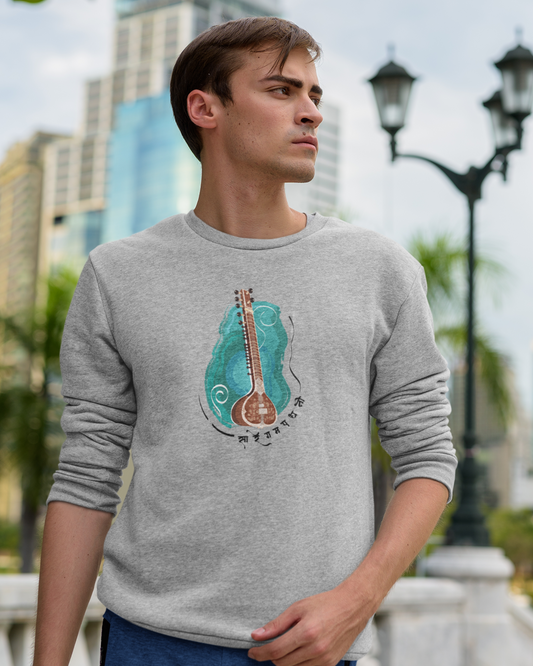 Sitar, strings of serenity  | Unisex Sweatshirt