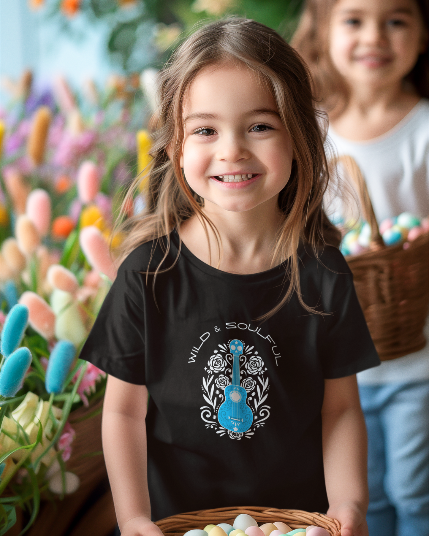 Wild & Soulful Guitar | Kids T-shirt