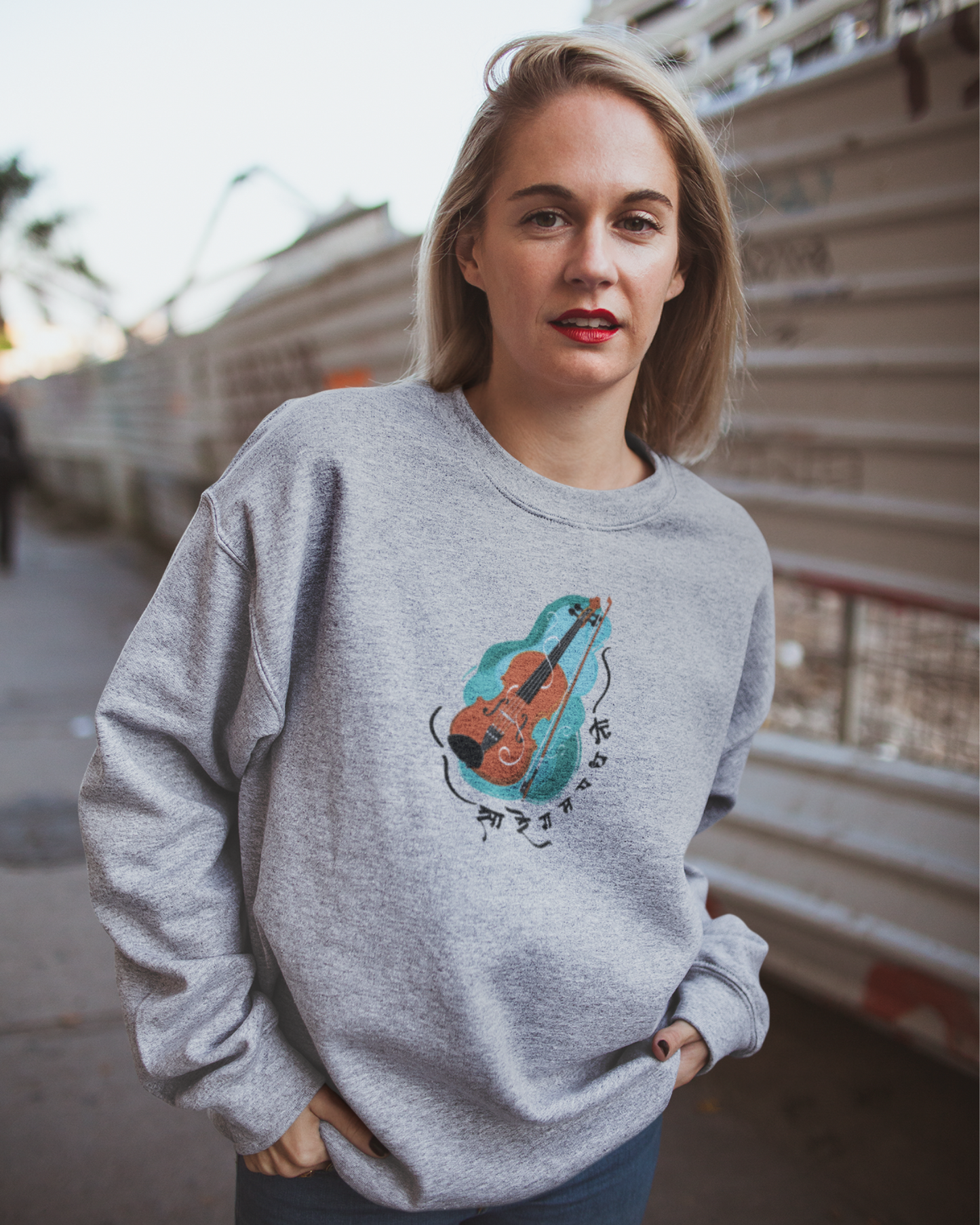 Violin, the musical storyteller  | Unisex Sweatshirt