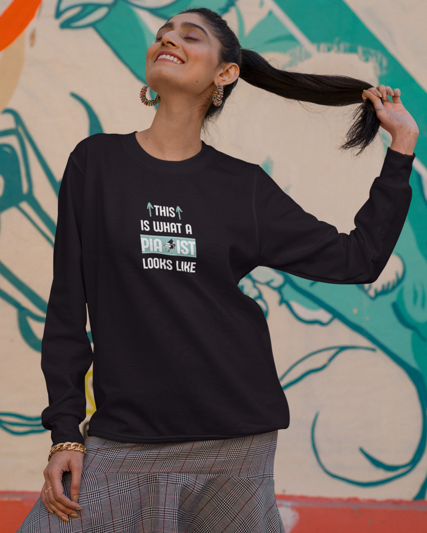 This is what a Pianist looks like  | Unisex Sweatshirt