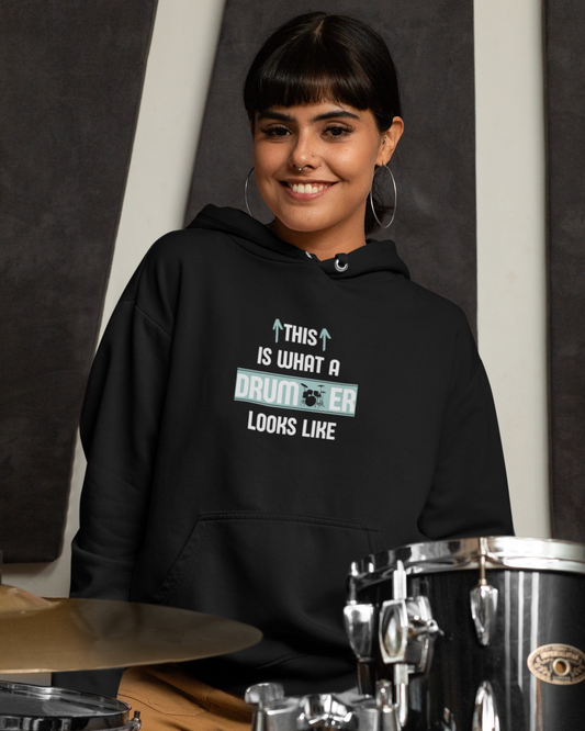 This is what a Drummer looks like | Unisex Hoodie