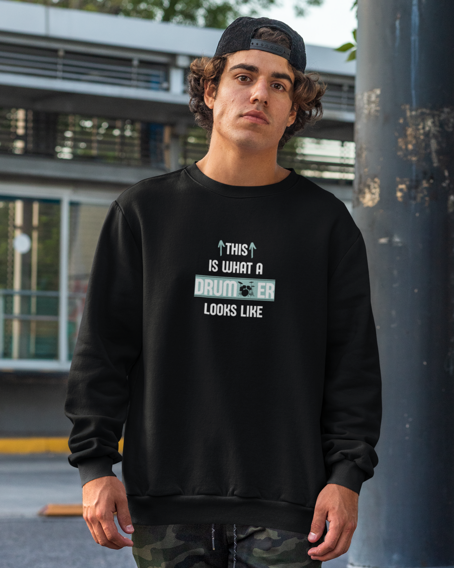 This is what a Drummer looks like  | Unisex Sweatshirt