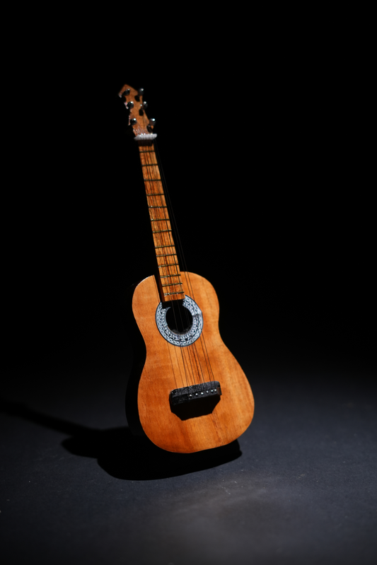 Premium Wooden Miniature - Acoustic Guitar