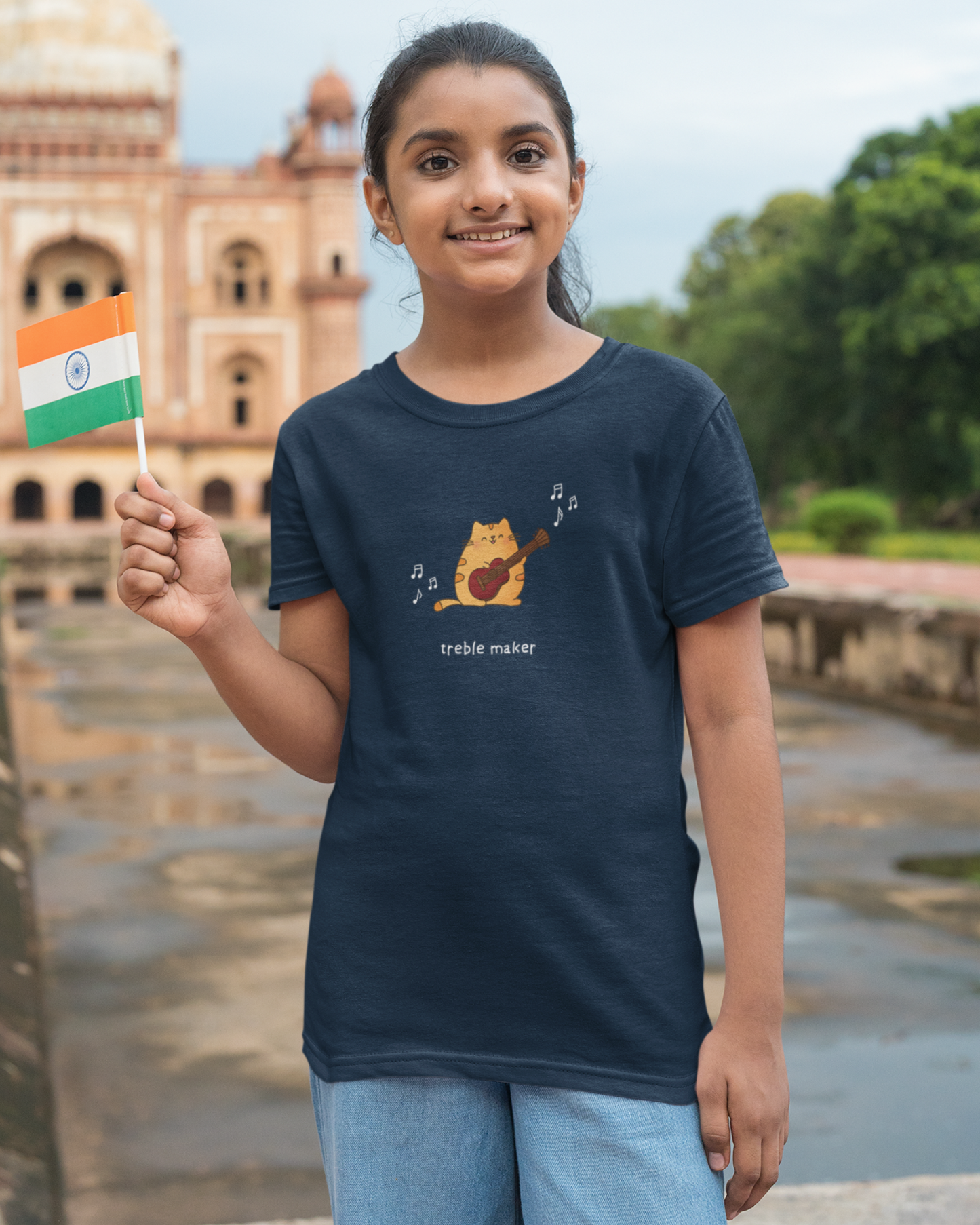 SWARU and the GUITAR | Kids T-shirt