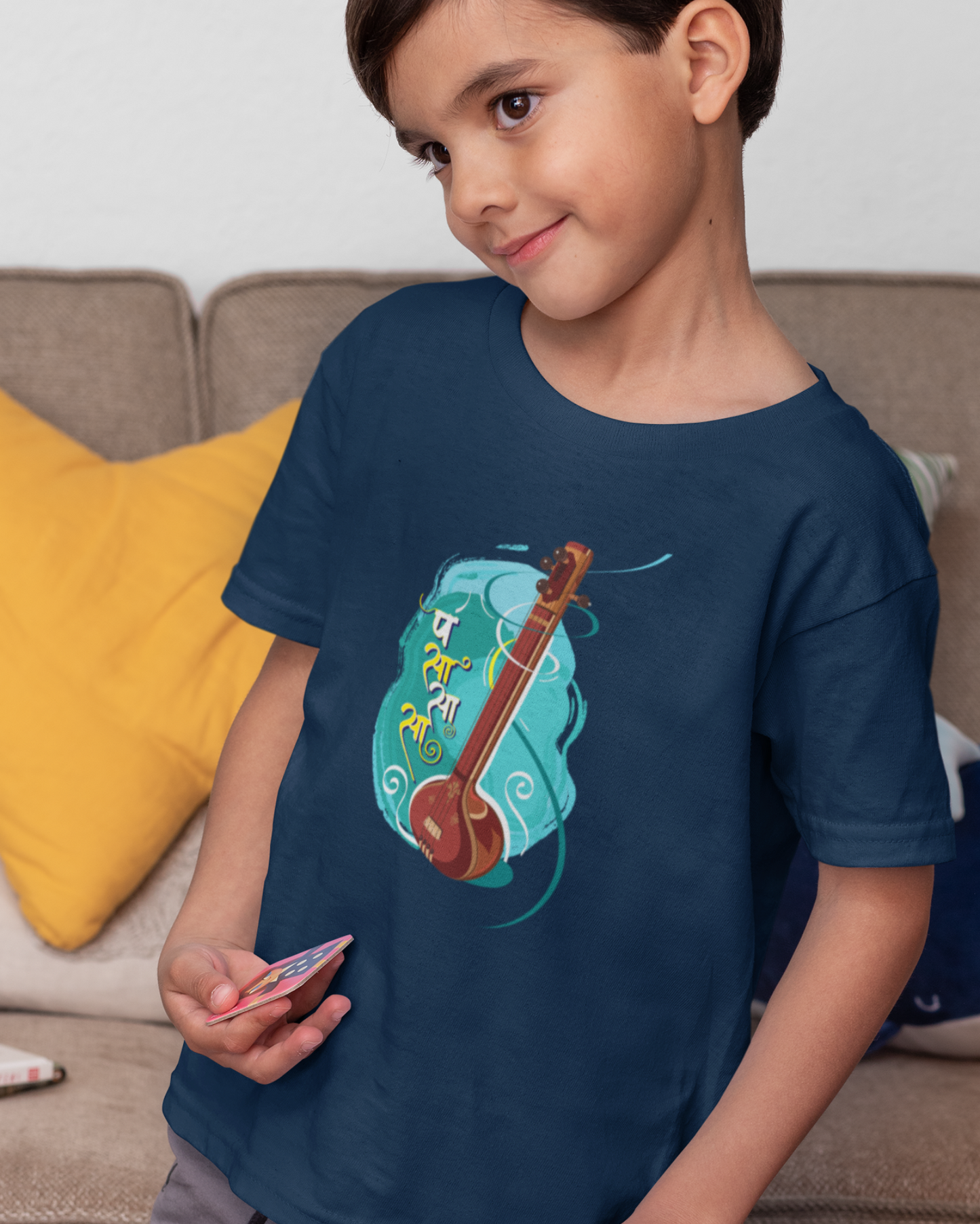 Tanpura, strings of happiness | Kids T-shirt