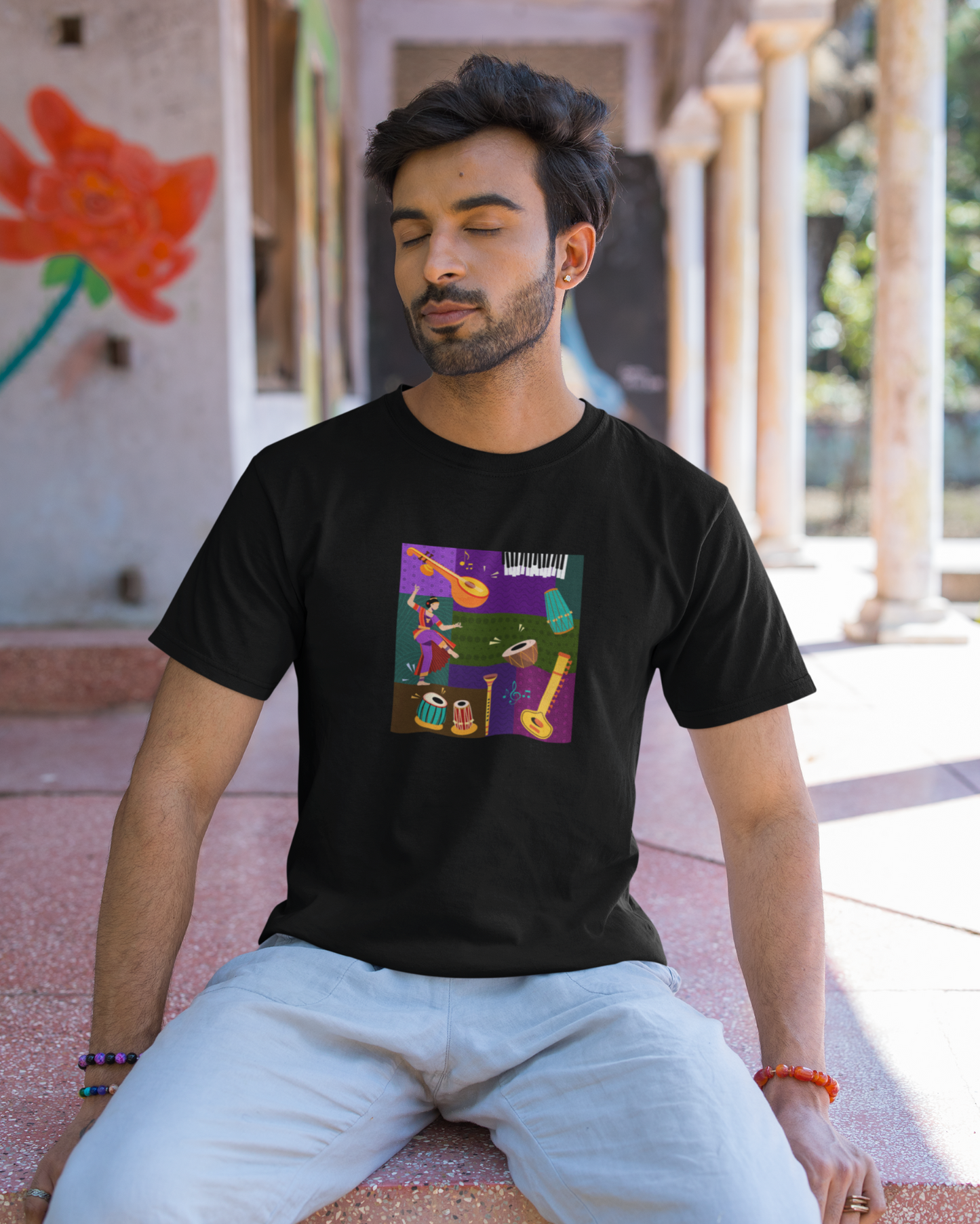 Indian Music Collage | Unisex T-shirt