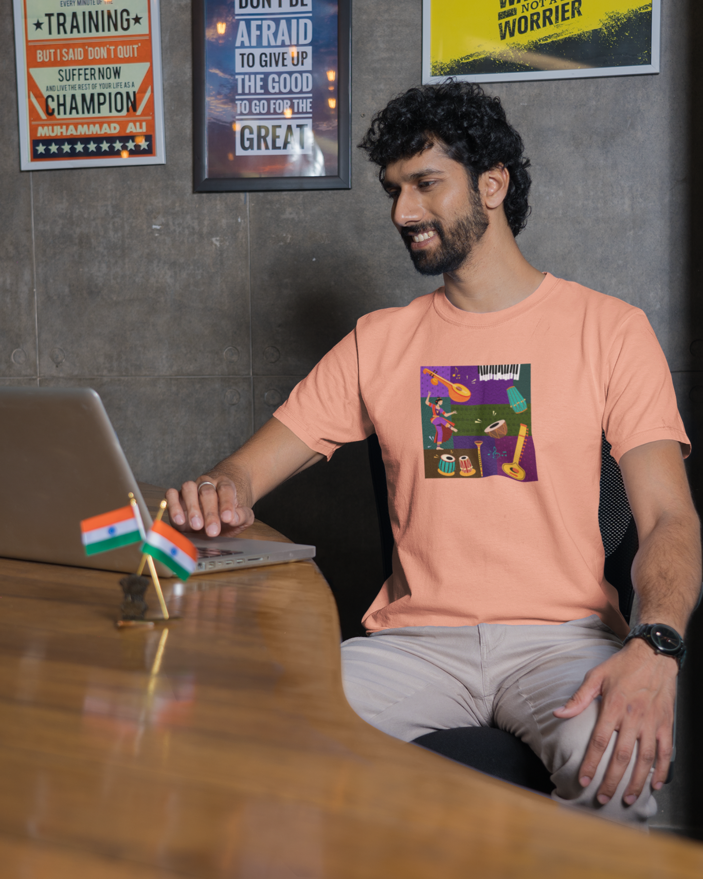 Indian Music Collage | Unisex T-shirt