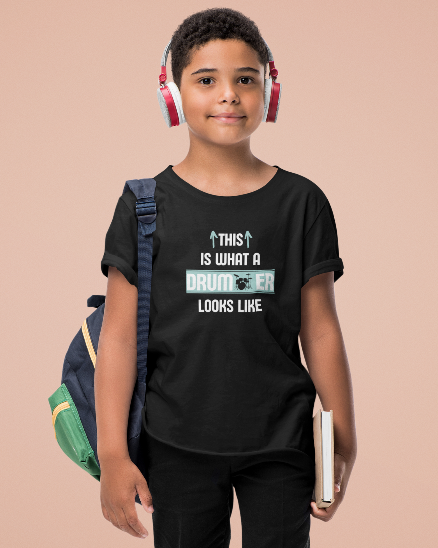 This is what a Drummer looks like | Kids T-Shirt  | Stock Clearance