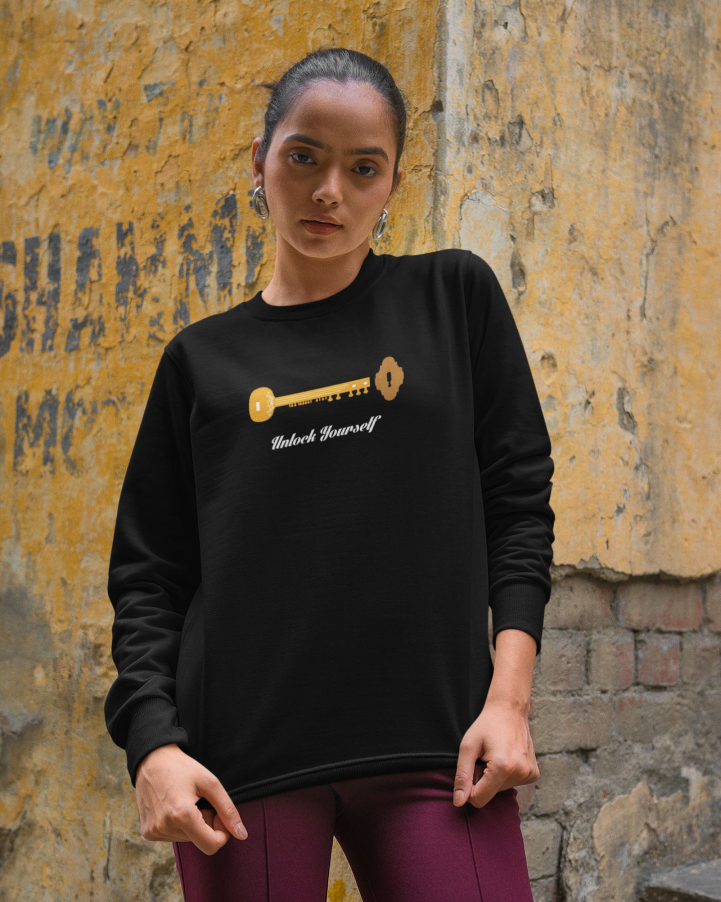 Unlock Yourself - Sitar  | Unisex Sweatshirt