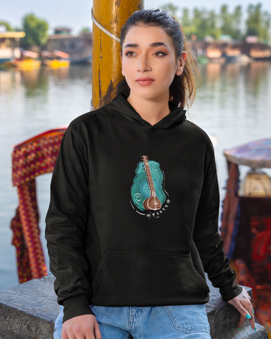 Sitar, strings of serenity | Unisex Hoodie