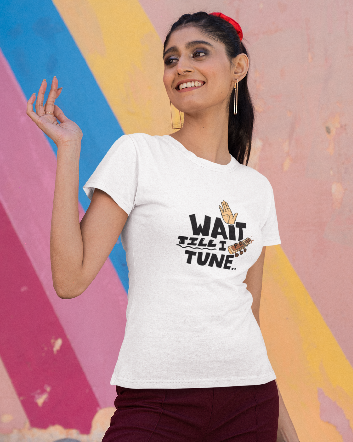 Wait till I tune ~ Sitar | Unisex T-Shirt