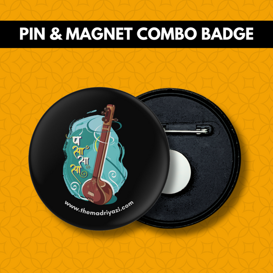 Tanpura, strings of happiness | Combo Badge