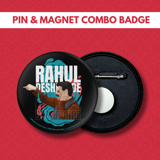 Rahul Deshpande | Combo Badge | Black Gloss